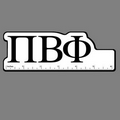 6" Ruler W/ Pi Beta Phi